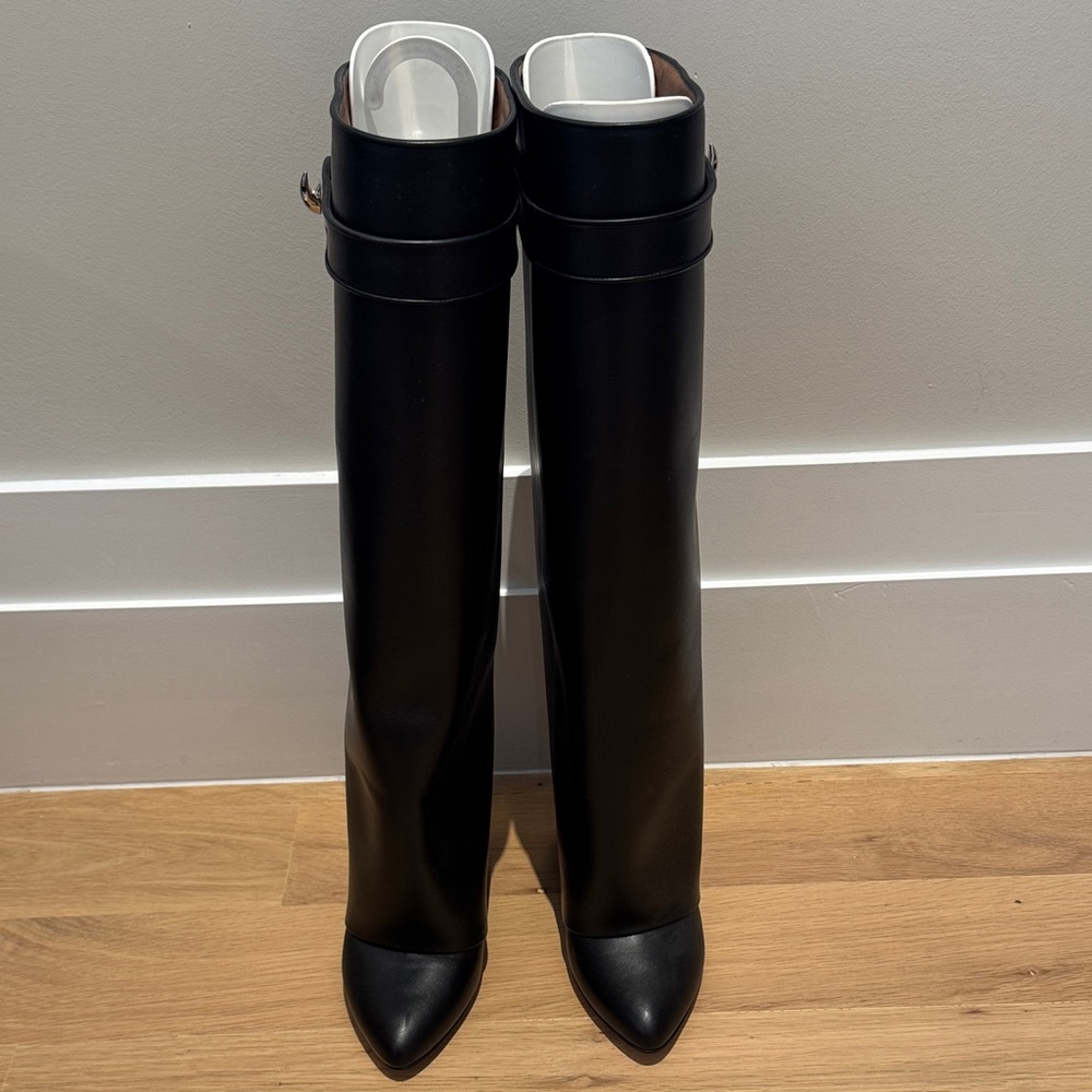 Givenchy over the knee leather Shark Boot